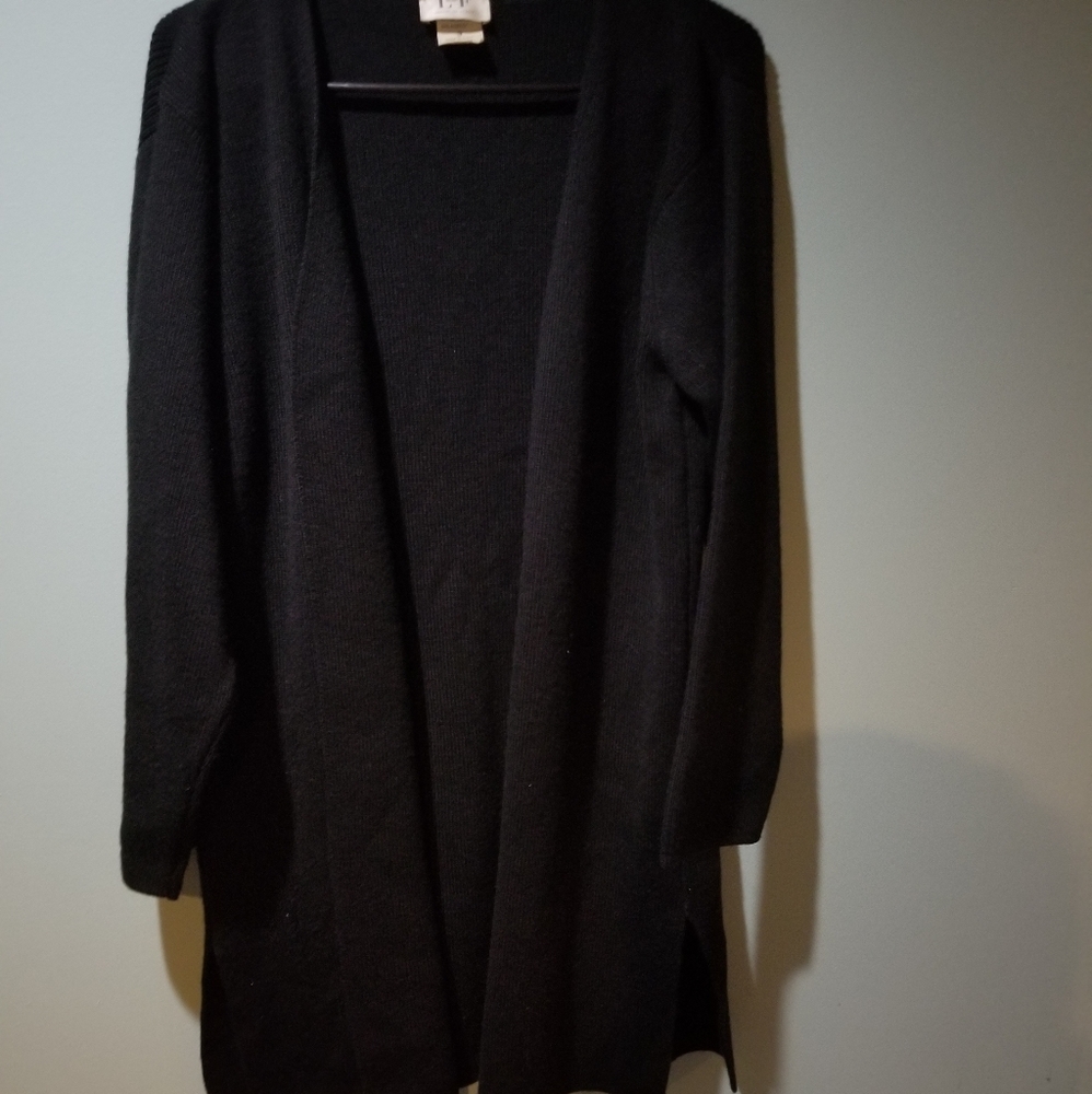 L&F Wool Blend dister caridgan black Size S
